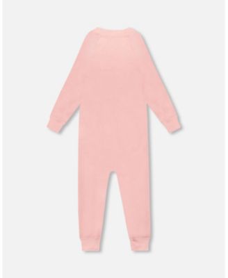 Girl One-Piece Thermal Underwear Dusty Pink - Child