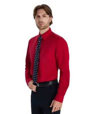 Men's Regular Fit Solid Dress Shirt, Macy's Exclusive