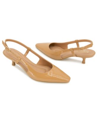 Women's Maggie Slingback Kitten Heel Pumps