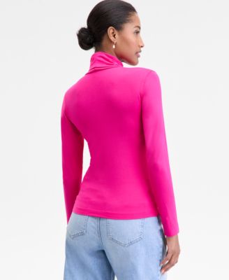Women's Modal Long Sleeve Turtleneck, Created for Macy's