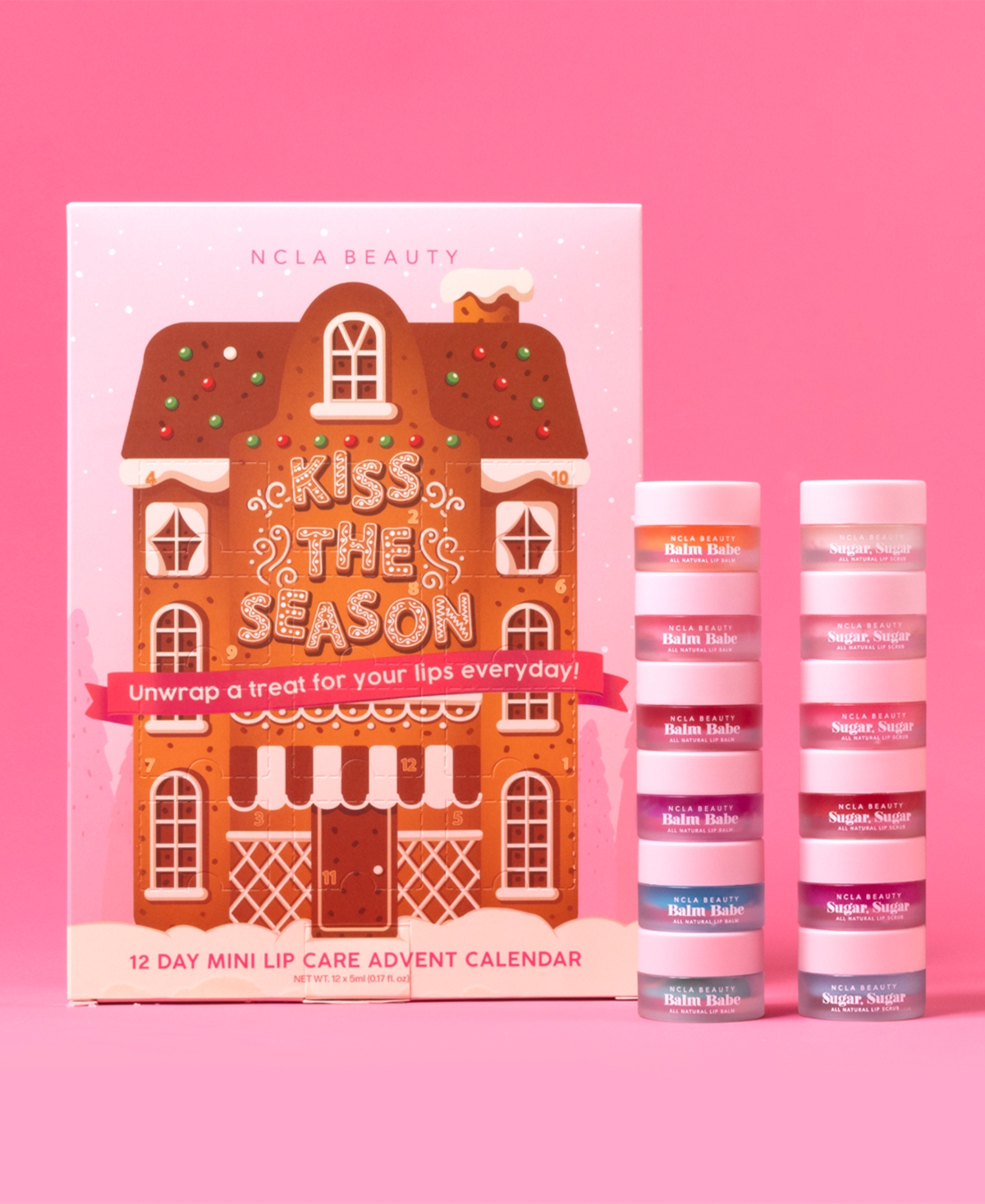 Ncla Beauty 12-Pc. Kiss The Season Mini Lip Care Advent Calendar Set
