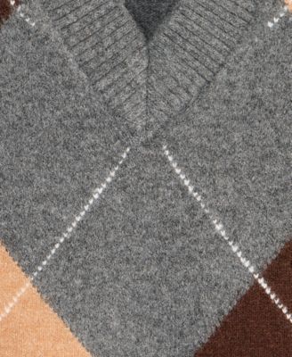 Women's Argyle Oversized Sweater Vest, Macy's Exclusive