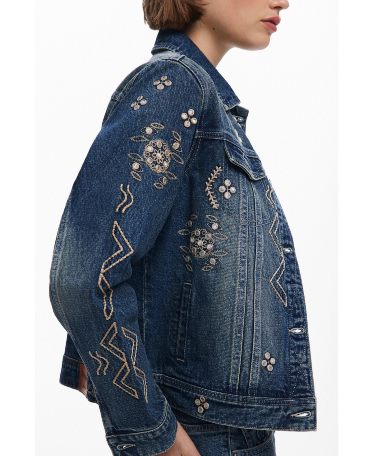 Desigual Women's Mirror denim jacket