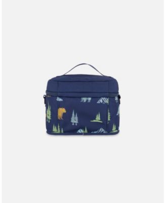 Boy Lunch Box Navy Animal Print - Toddler|Child