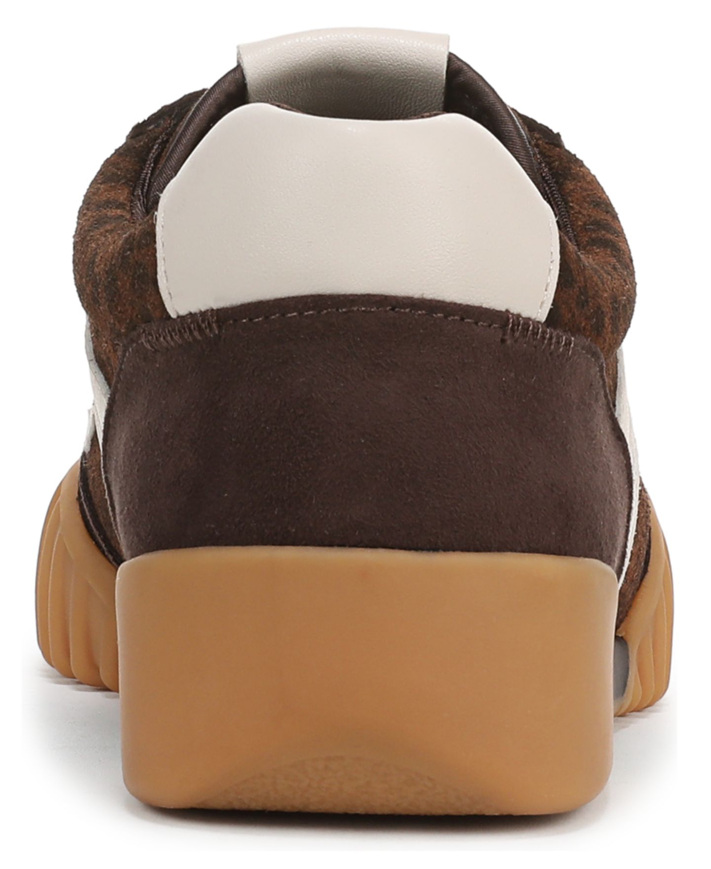 Женские кроссовки Franco Sarto Flexa Sienna Round Toe Low Profile, цвет: Коричневый с принтом замшевый — фото 3