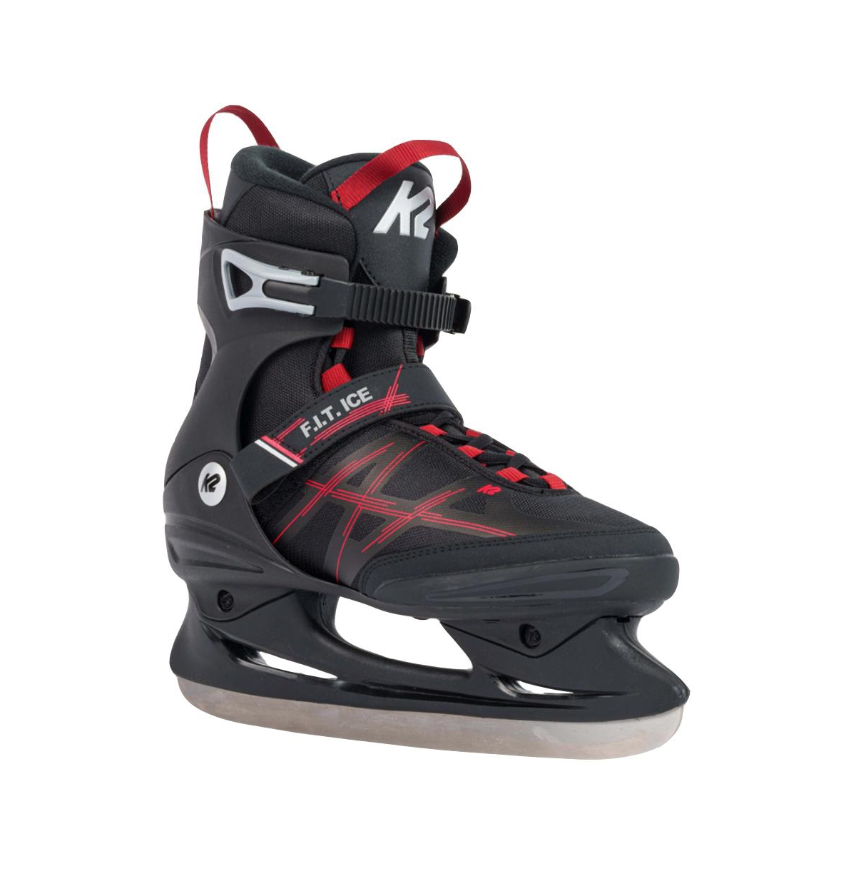 F.i.t. Ice Mens Ice Skates 2022 - Black/red