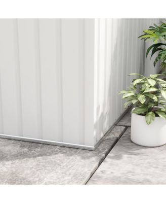 11ft x 9ft Outdoor Metal Storage Shed with 2 Doors,