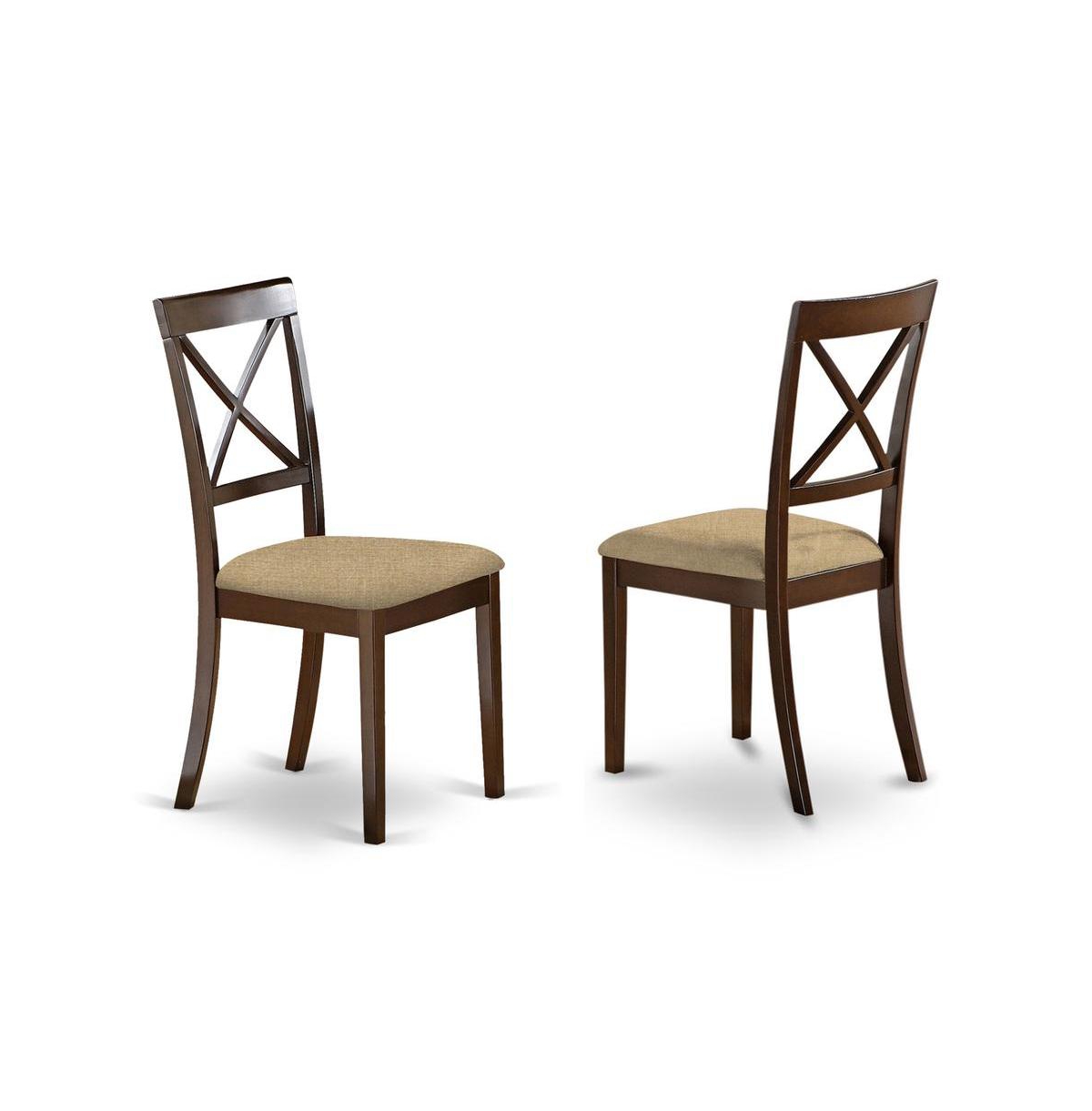 East West Furniture 3 Pc Kitchen Table set-Table and 2 Kitchen Chairs