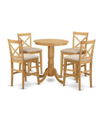 5 PC counter height pub set-pub Table and 4 counter height Chairs