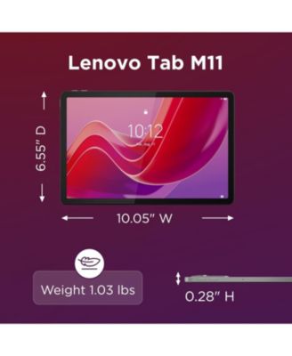 Tab M11 11" Android Tablet Bundle 64GB Storage, 1920x1200 FHD Display, Quad Speakers, Android 13 w Folio Case, Pen, Screen