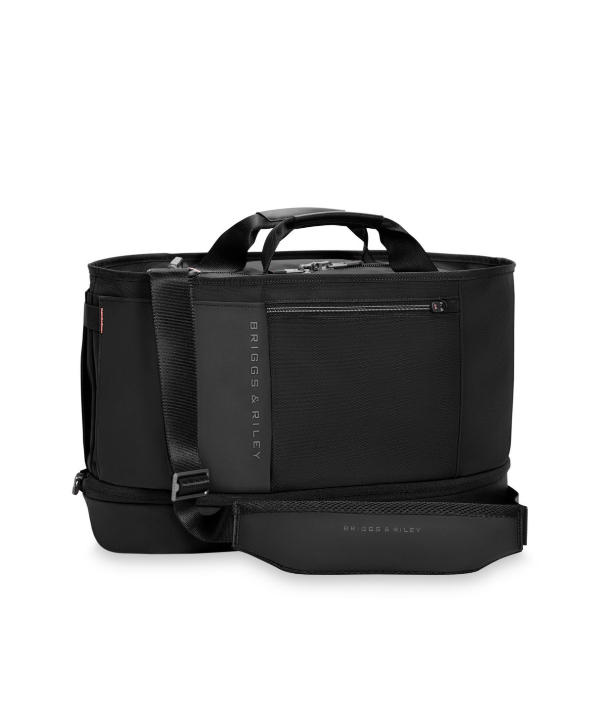 Briggs & Riley Expandable Overnighter In Black