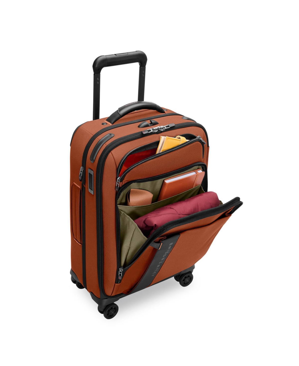 Briggs & Riley Essential 22" Carry-on Expandable Spinner In Brown