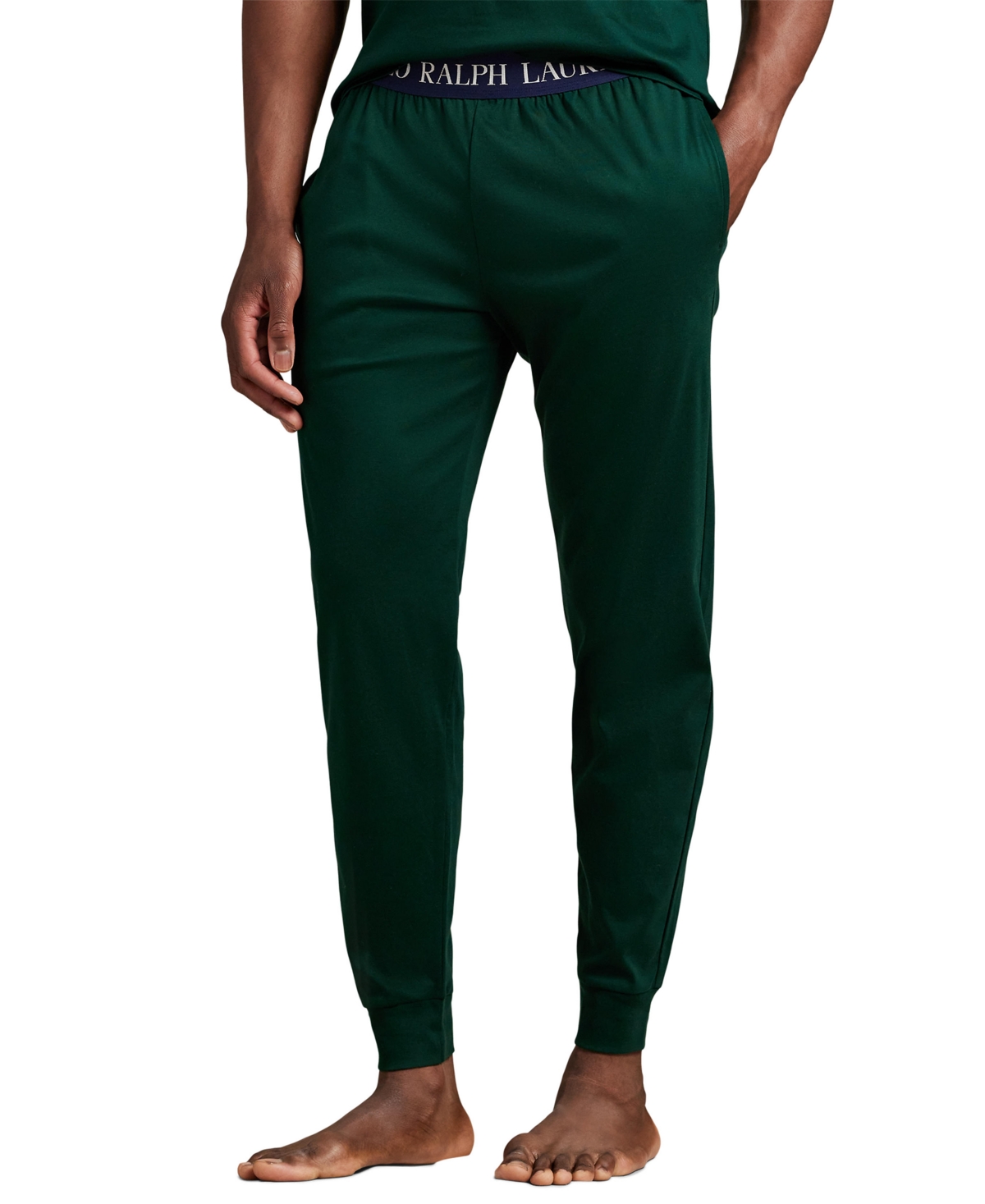 Polo Ralph Lauren Men's Elastic Waist Pajama Jogger Pants In Green