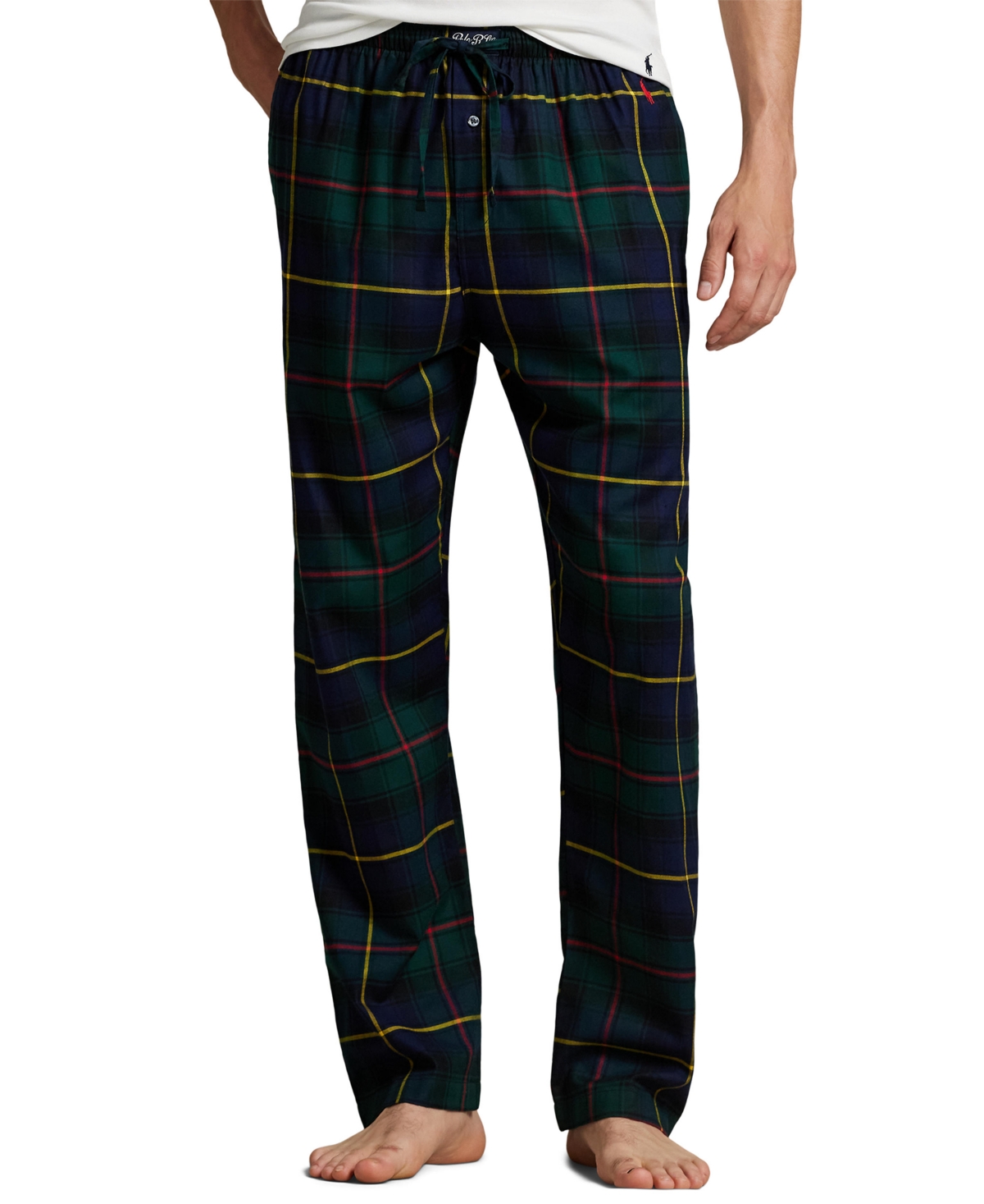 Polo Ralph Lauren Men's Stewart Plaid Pattern Pajama Pants