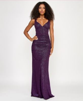 Emerald Sundae - Juniors' Glitter Corset Mermaid Gown