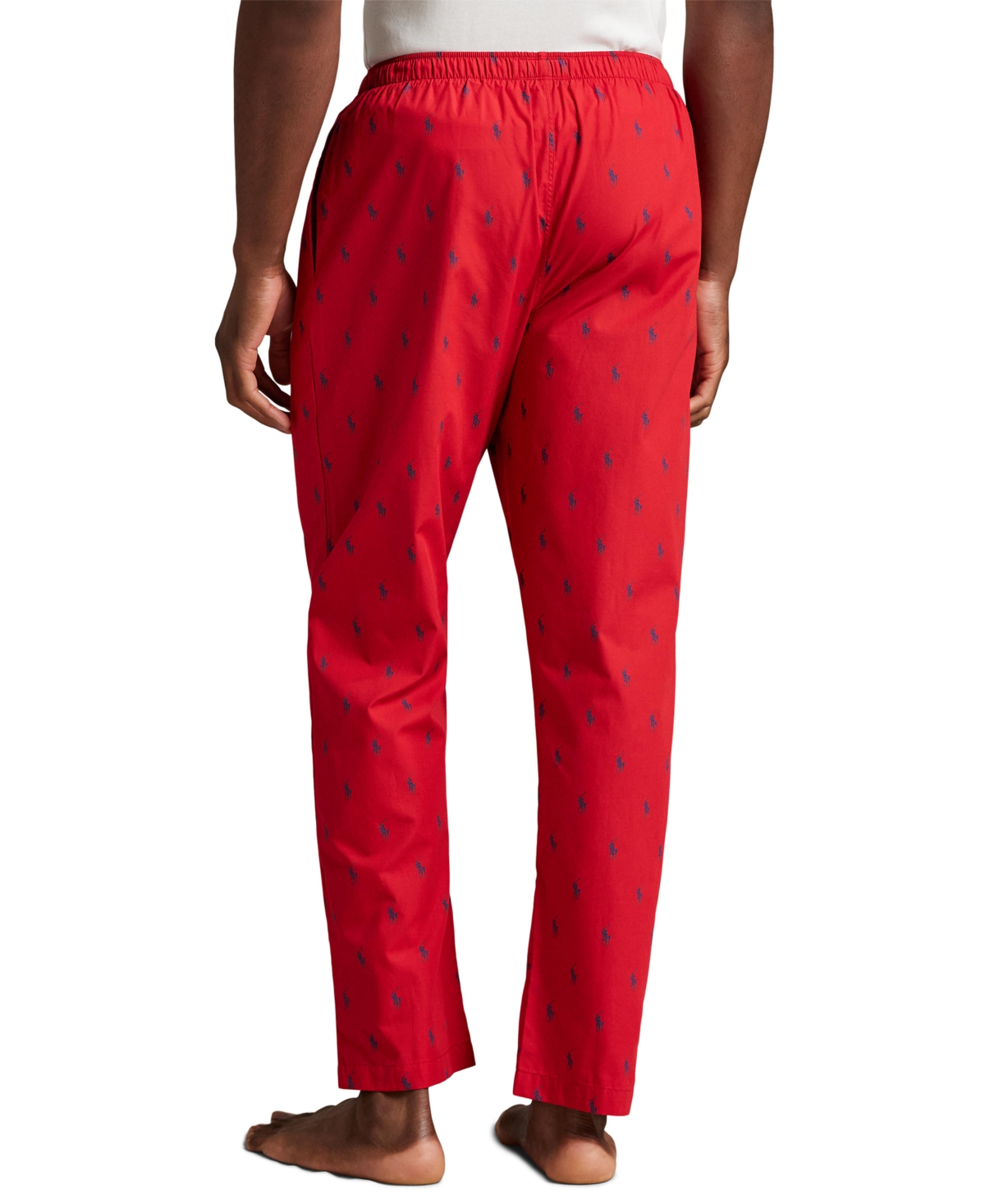 Polo Ralph Lauren Men's Drawstring Pajamas In Red