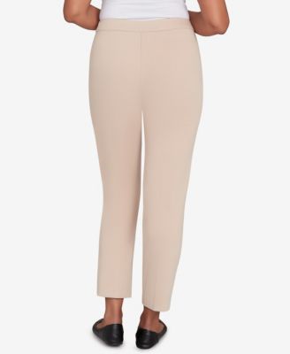 Petite Urban Legend Fitted Twill Medium Length Pants