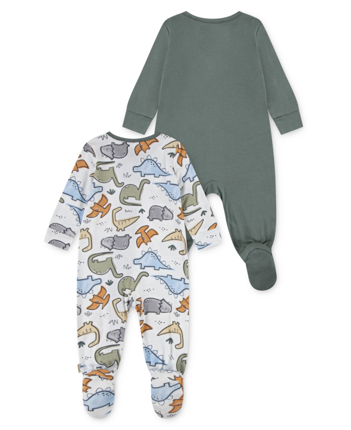 Huggies Baby 2-pack Crewneck Coverall In Green
