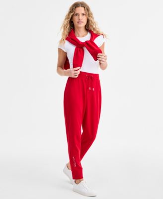 Nautica Jeans - Women's Hotfix Logo Jogger Pants