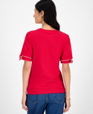 Women's Tie-Sleeve T-Shirt
