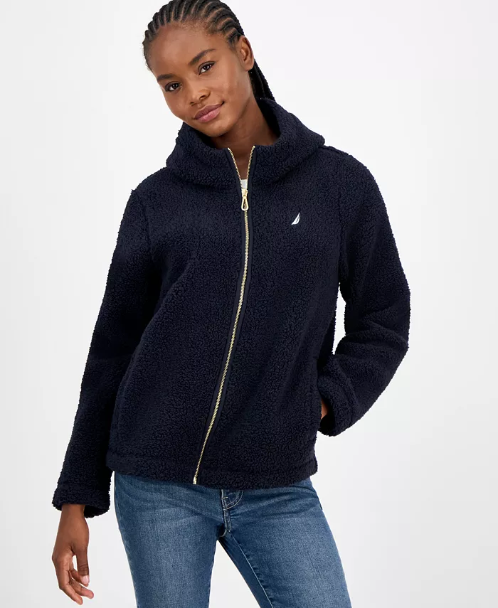 Nautica Women's Zippered Fleece Jacket - thumbnail 3