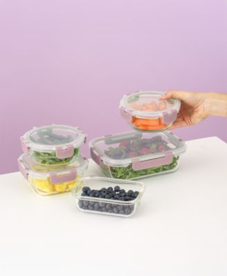 24-Pc. Glass Storage Containers with Lids