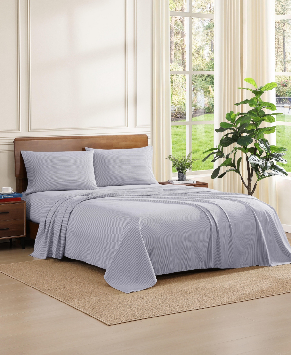 Tommy Hilfiger Printed 200-thread Count Cotton Percale 4-pc. Sheet Set, King