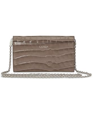 Adair Croc-Embossed Leather Small Crossbody