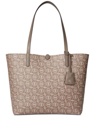Faux-Leather Reversible Tote Bag