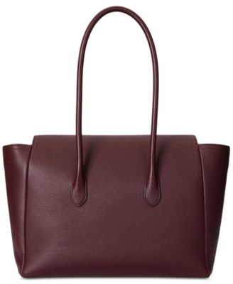 Pebbled Leather Extra-Large Tanner Satchel