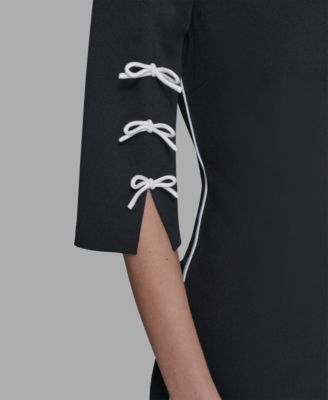 Women's Boat Neck Sheath Dress