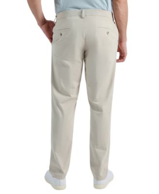 Sport Travel Performance Straight Fit Flat Front Pants