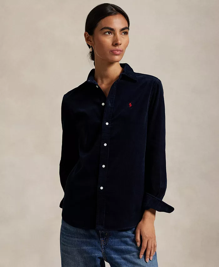 Women's Classic-Fit Cotton Corduroy Shirt