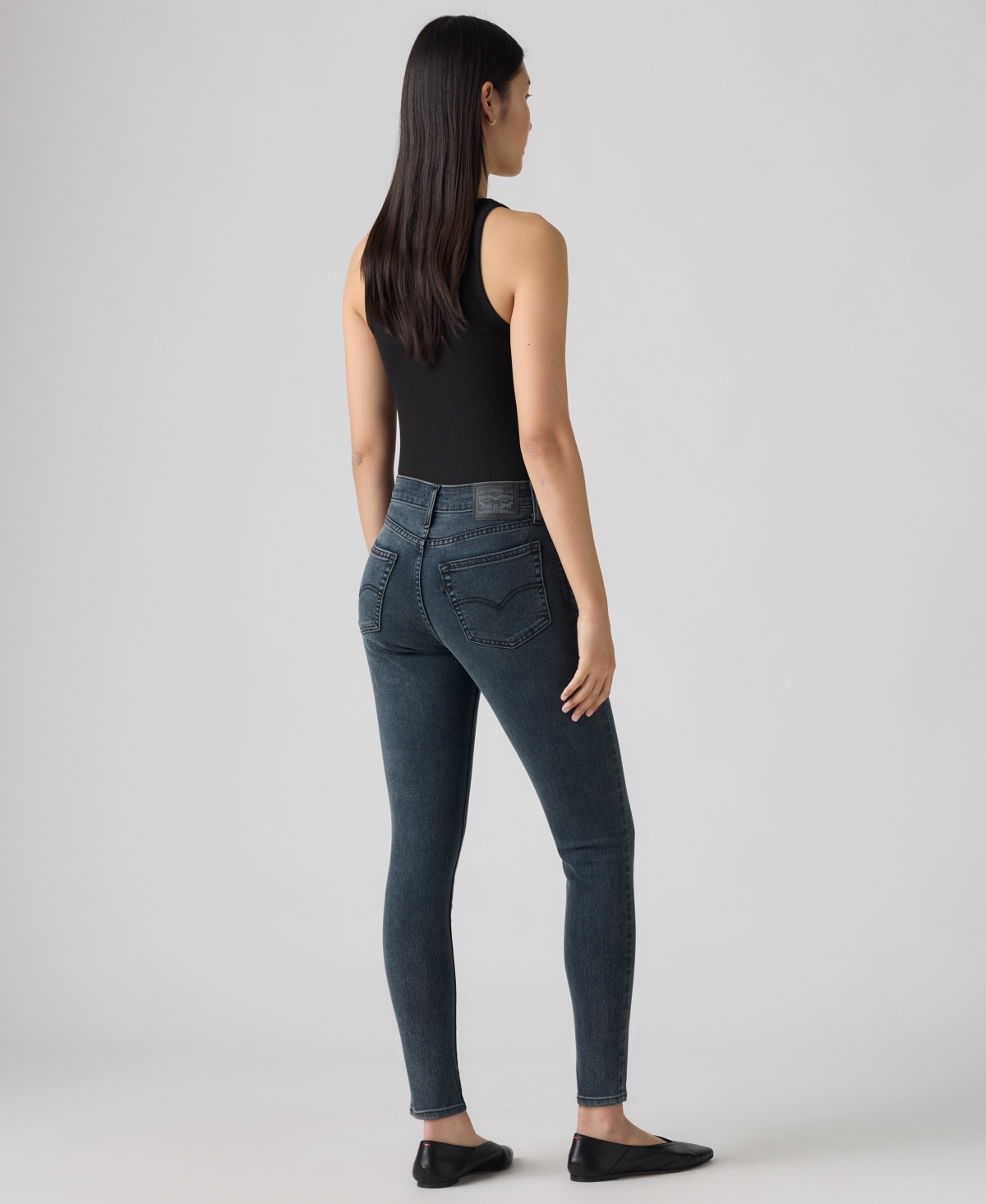 Levi's Women's High-rise Stretch Skinny Jeans In Black