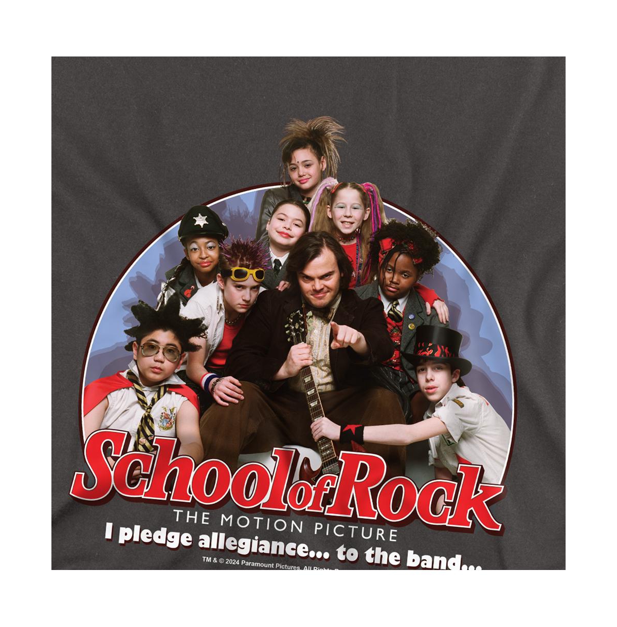 Logovision Men's School Of Rock I Pledge Allegiance T-Shirt