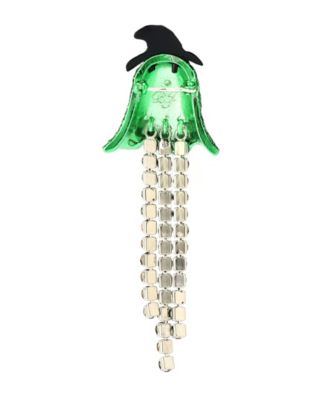 Betsey Johnson Faux Stone Halloween Witch Ghost Fringe  display picture 3