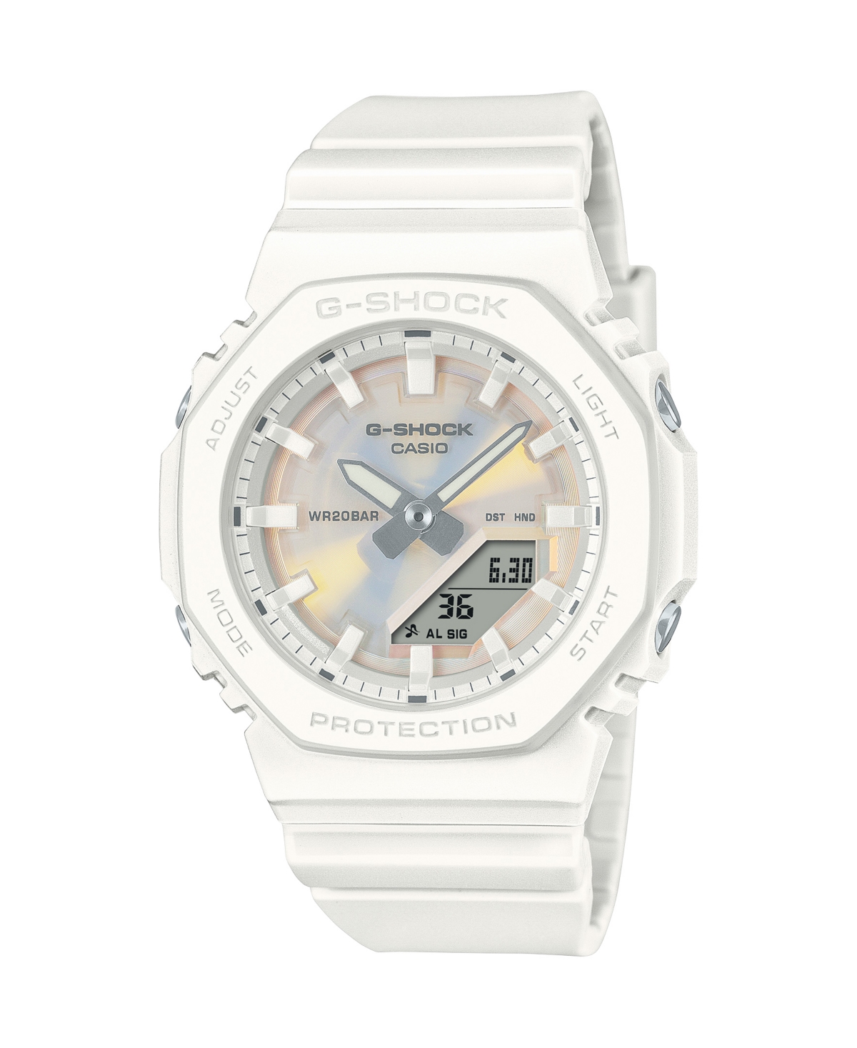 G-shock Women's White Resin Watch, 40.2mm In White