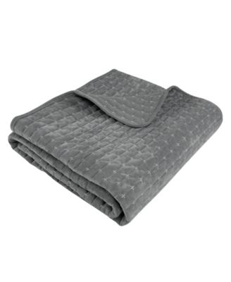 Velvet Stitch Reversible Quilted Throw, 50" x 60"
