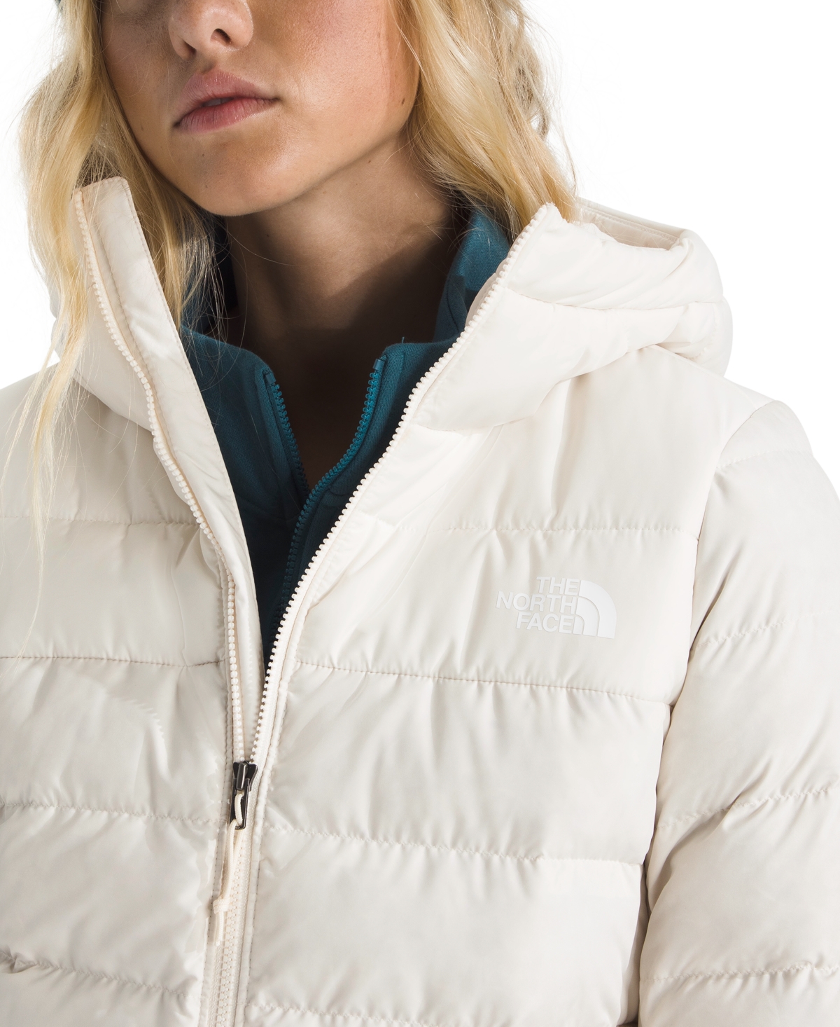 The North Face Aconcagua Water Repellent Parka In White
