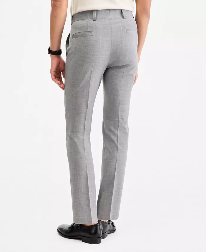 Men's Modern-Fit Dark Gray Suit Separates Pant - thumbnail 4