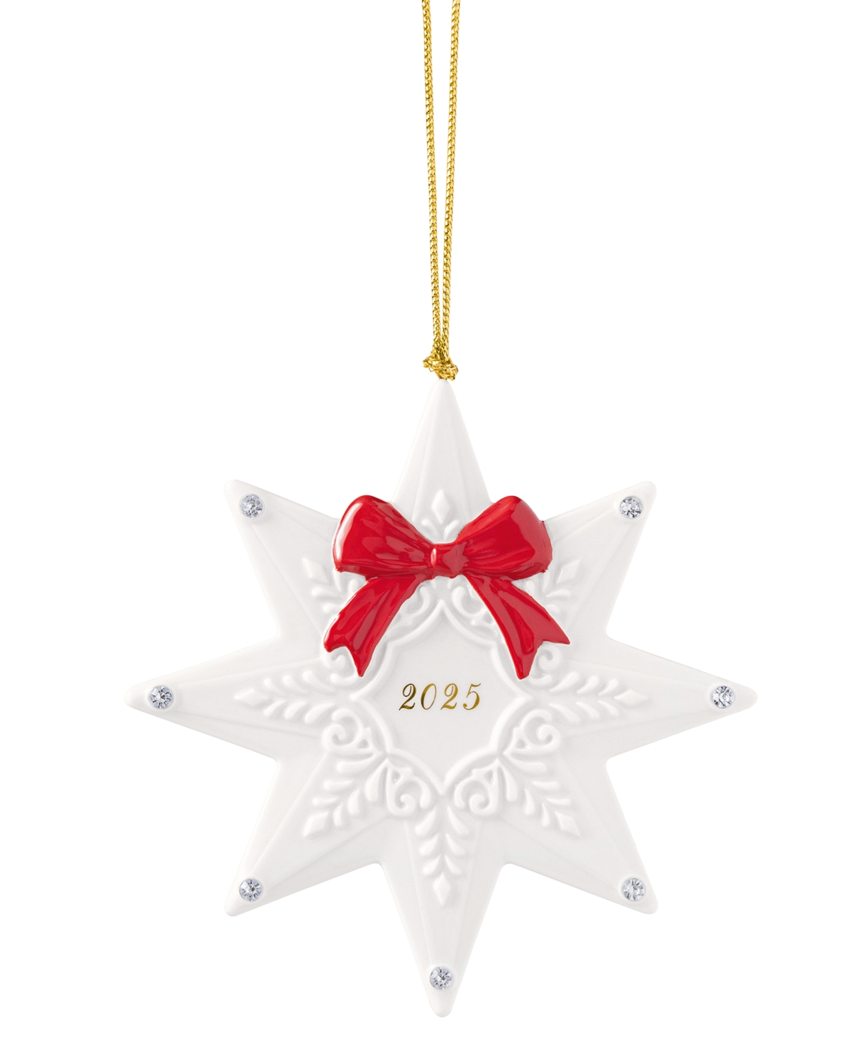 Villeroy & Boch 2025 Christmas Classics Annual Star Ornament In White