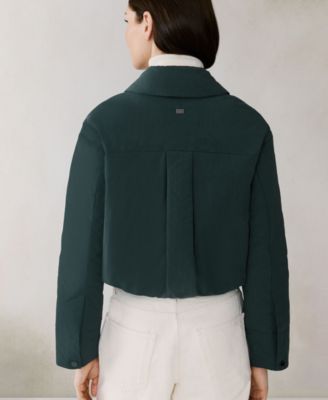 Women's Short Zip-Up Puffer Jacket