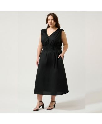 Allyssa Elasticated Midi Dress