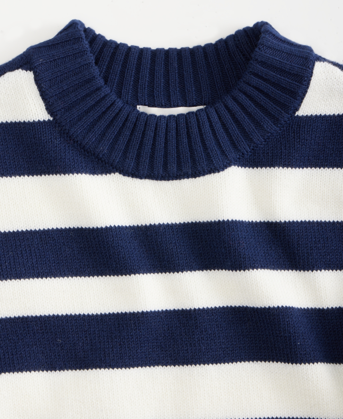 On 34th Women's Striped High-neck Sweater, Macy's Exclusive In Blue