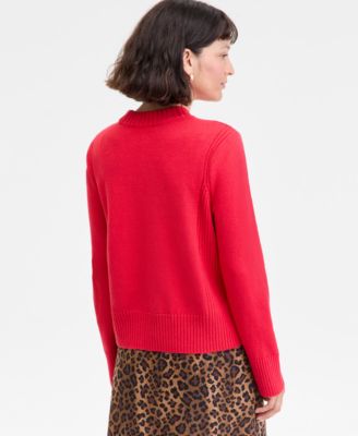 Women's Long Sleeve Crewneck Sweater, Macy's Exclusive