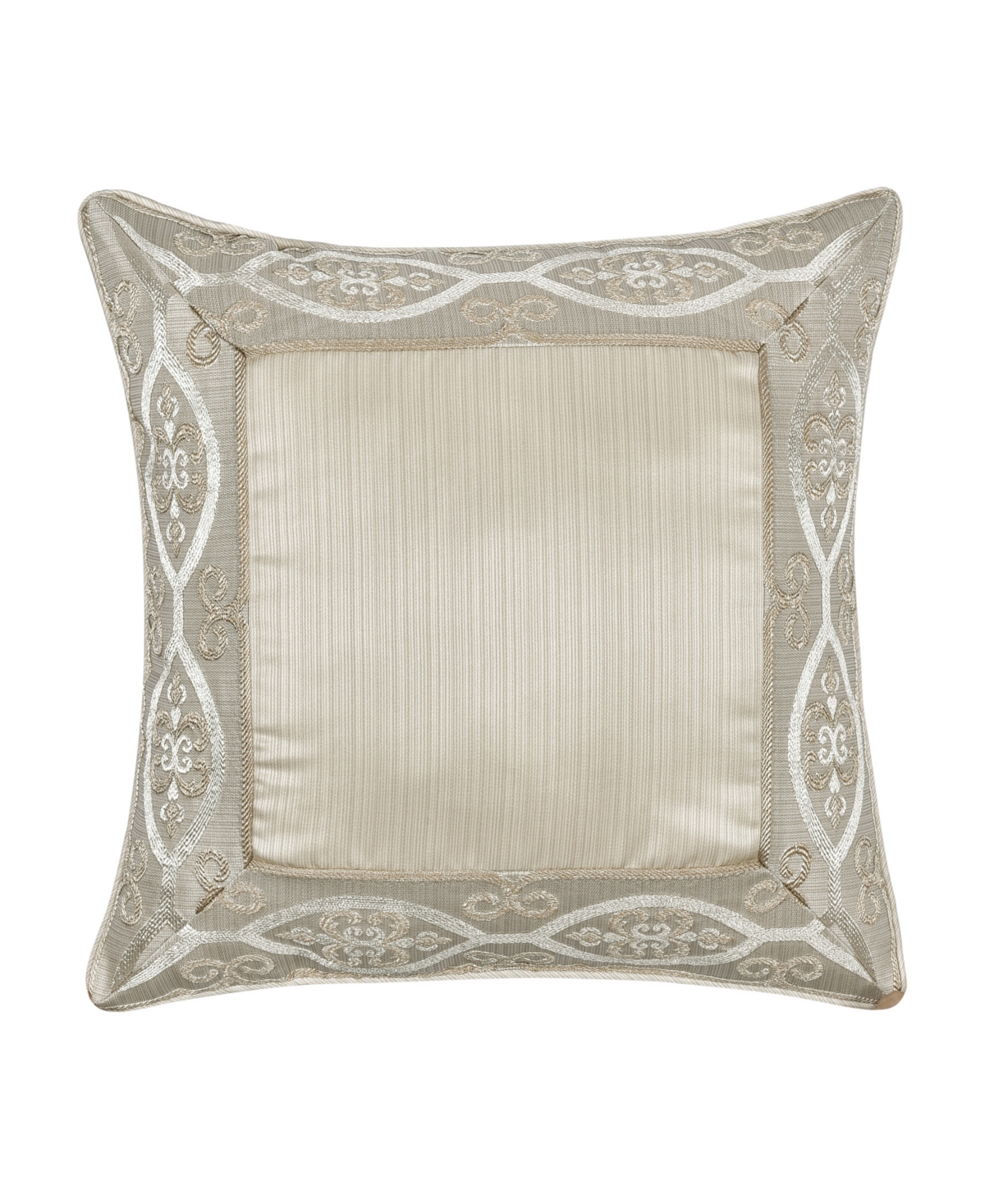 J Queen New York Amaretto Square Decorative Pillow, 18" X 18" In Gold
