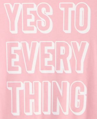 Women's Yes Graphic T-Shirt, Macy's Exclusive