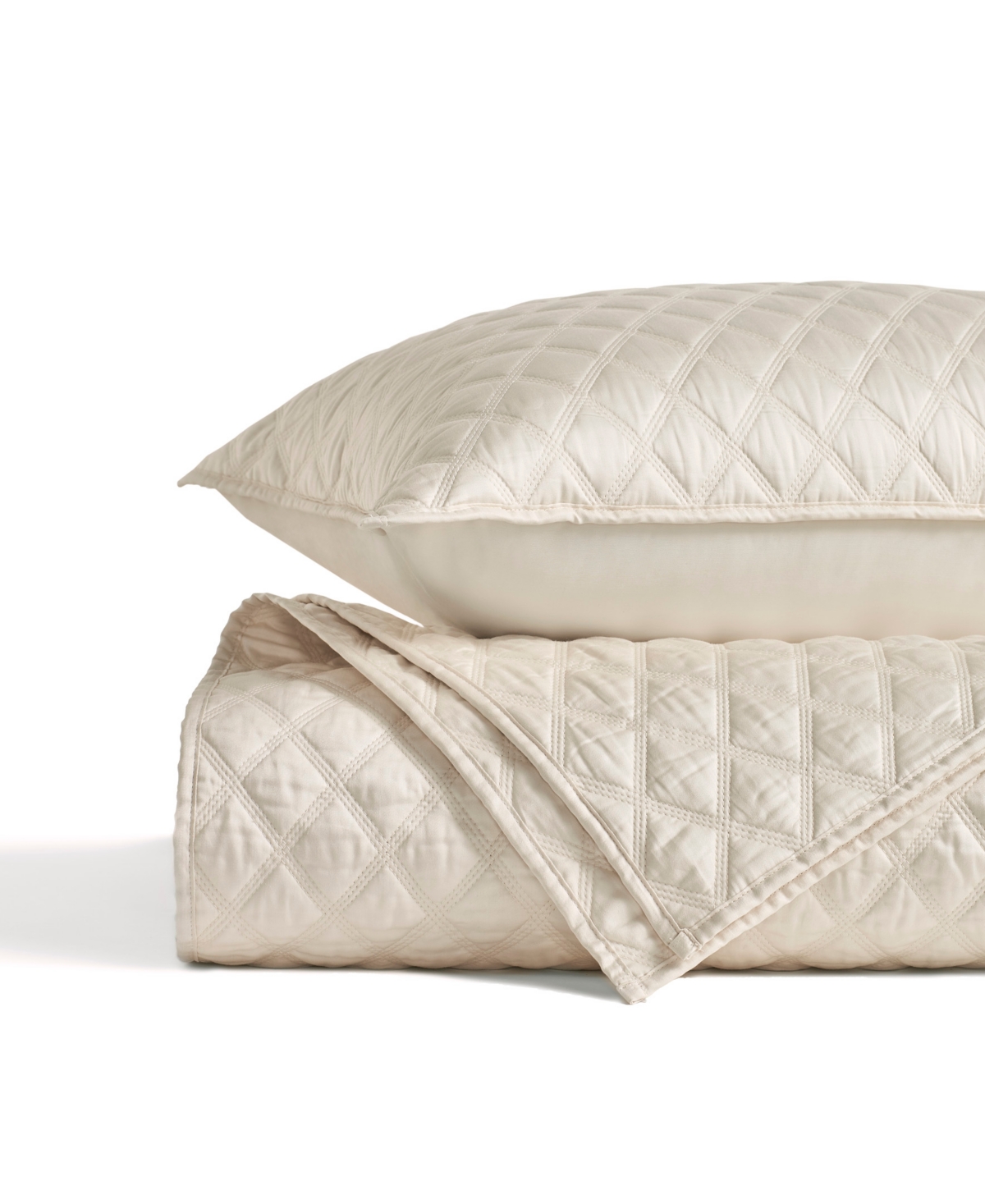 J Queen New York Premier Cotton Sateen 3-pc. Quilt Set, Full/queen In Sand