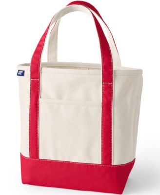 Medium 5 Pocket Open Top Canvas Tote Bag