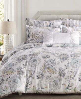 Ophelia Reversible 3-Pc. Duvet Cover Set, Full/Queen